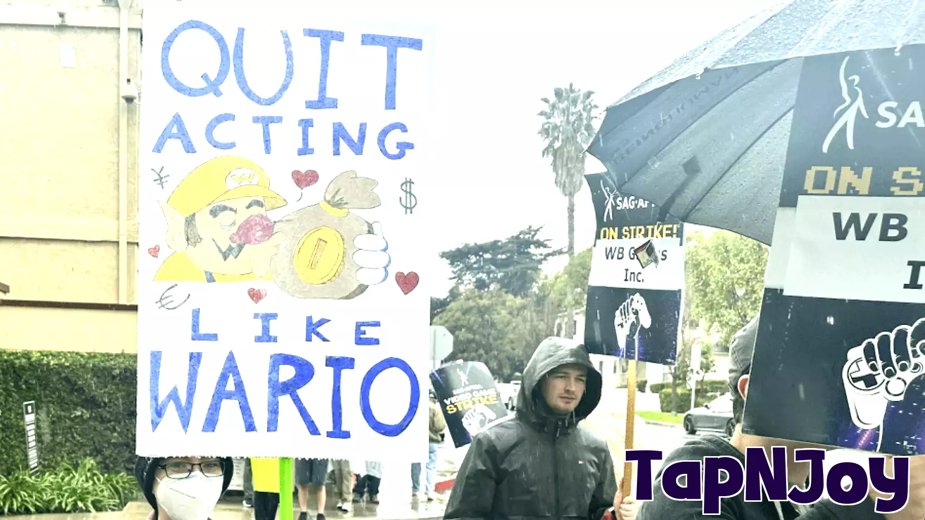 SAG-AFTRA Video Game Performers Rally Outside WB Games Amid Ongoing Strike